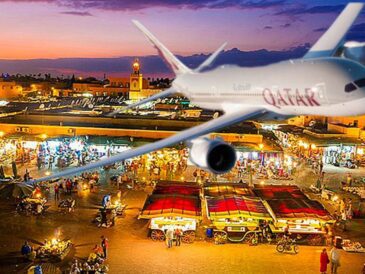 retour de vols Qatar Airways à Marrakech